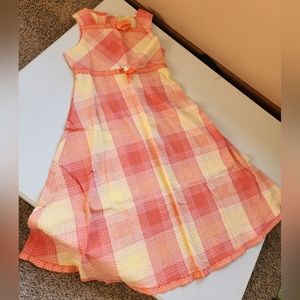 Kid's plaid dress